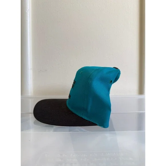 San Jose Sharks The Cap Co Snapback Teal Black Blue Hockey NHL Adjustable 90s - Picture 2 of 8